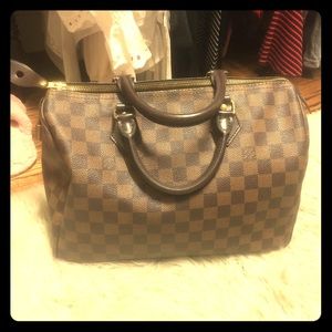 Authentic Louis Vuitton Damien Ebony Speedy 30